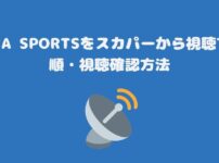 GAORA SPORTSをスカパーから視聴する手順・視聴確認方法